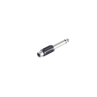 2 pin plug 6.3 mm – RCA jack