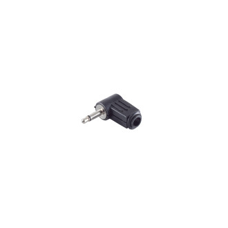 2 pin mono plug, 3.5mm, angled