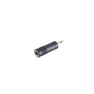 2 pin plug 3,5mm - 3 pin jack 6,3mm