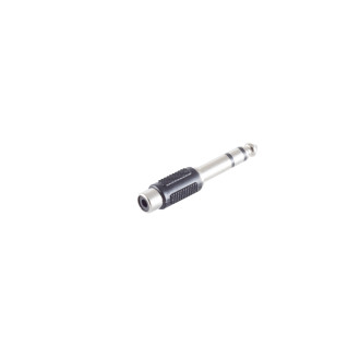 3 pin stereo plug 6,3mm - RCA jack