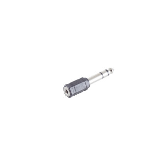3 pin plug 6,3mm - 2 pin jack 3,5mm