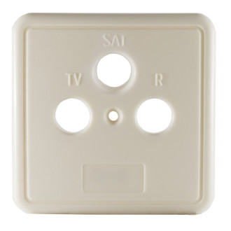 Cover-frame cover for triple socket