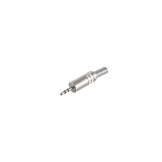 3 pin stereo plug, 2.5mm, metal