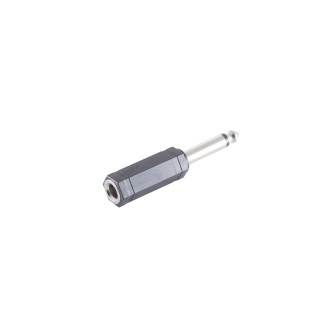 2 pin plug 6,3mm - 3 pin plug 6,3mm