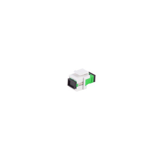 FO keystone coupler, SC-SC, Simplex, green