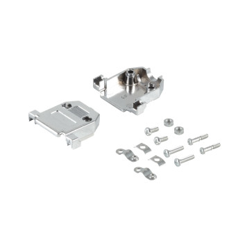 Connector shell, D-Sub, 15-pole, metallized