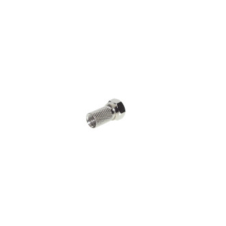 F-plug 7,2, with big nut, 5pcs. SET