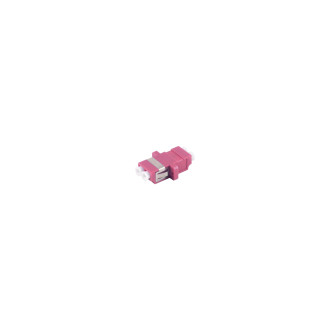 FO coupler, LC-LC, Duplex, violet