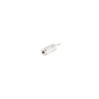 3 pin plug 2,5mm - 3 pin jack 3,5mm, metal