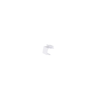 Blank keystone cover, white, 10pcs