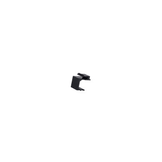 Blank keystone cover, black, 10pcs