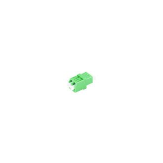 FO coupler, LC-LC, RJ45 Style, Duplex, green