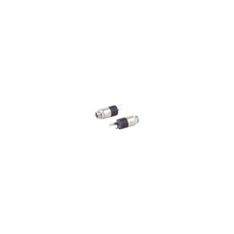 Audio socket, 3.5mm TRS, M6x0.5, solder type