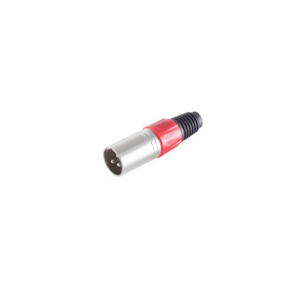 Cannon/XLR plug, red