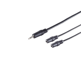 St. plug 3 pin 3.5mm – 2x jacks 3 pin 3.5mm