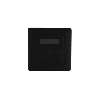 Frame and central plate, black