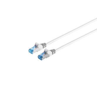 Patchcable cat6A S/FTP PIMF wh 0,25m