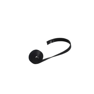 Hook and Loop roll, 19mm, black, 1m