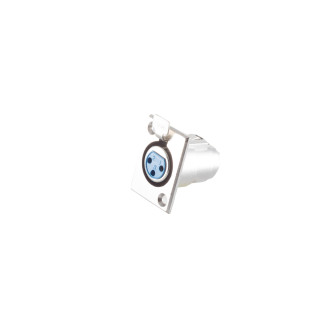 Cannon/XLR jack, panel mount