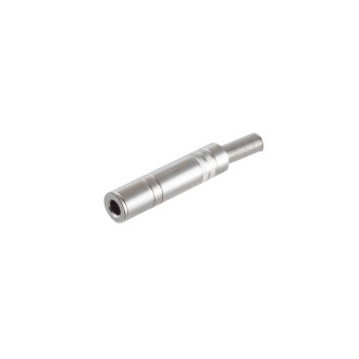 2 pin mono jack. 6.3mm. metal
