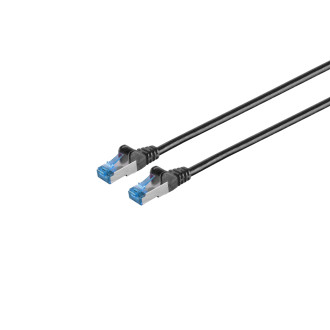 Patchcable cat6A S/FTP PIMF bk 0,5m