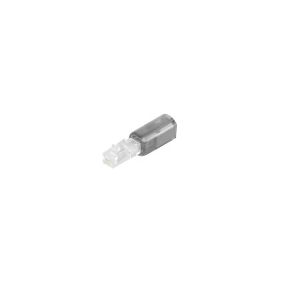 Twist-Stop slim design black-transparent