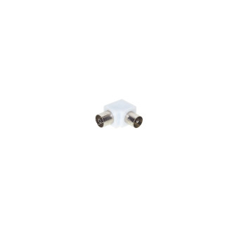 IEC-angle adapter, plug - jack