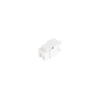 RJ-45 keystone, Cat. 6, UTP, dust cover, tolless