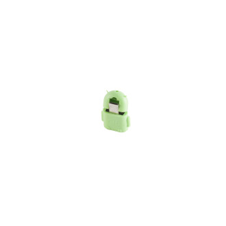 USB Micro-B adapter, USB-A jack, OTG, green
