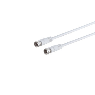F-plug - F-plug, 3c2v,  80dB, white, 1.5m