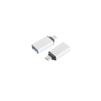 USB-C adapter, USB-A jack, 3.0, metal