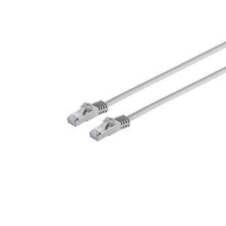 RJ45 patchcable w. CAT 7 rawcable PIMF 0,5m