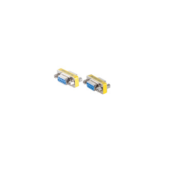 Gender Changer 2x9-pol. SUB-D-jack