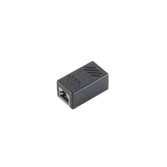 RJ-45 Coupler, STP, PVC, black