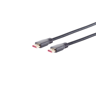Ultra HDMI Cable, 8K, ABS, Eco, black, 1m