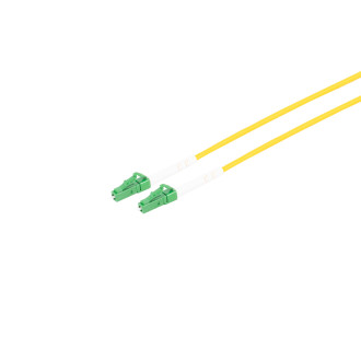 FO SX Patchcable LC/LC APC SM, OS2 yellow, 5m