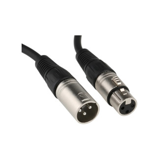 XLR Extension Cable, 3-pole, 2m
