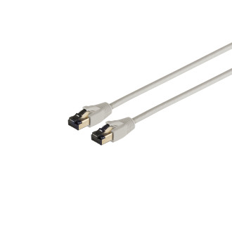 Patchcable CAT 8.1 F/FTP LSZH grey 2m