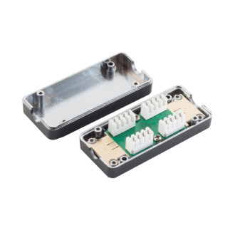 Cat. 7 IDC connection box, coupler