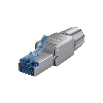RJ-45 plug, toolless, quick, STP, Cat. 6A