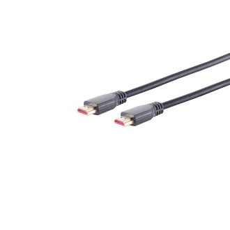 Ultra HDMI cable, 10K, metal, black 3m
