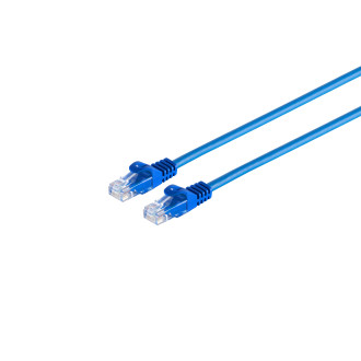 RJ45 Patch cord CAT 7 Raw cable UTP blue 1m