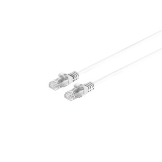 RJ45 Patch cord CAT 7 Raw cable UTP white 0,25m