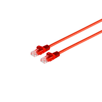 RJ45 Patch cord CAT 7 Raw cable UTP red 30m