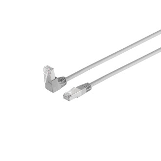Patchcable CAT 6 S/FTP PIMF 90°-straight 7,5m