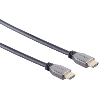 Ultra HDMI cable, 10K, metal, black 2m