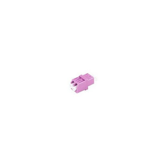 FO coupler, LC-LC, RJ45 Style, Duplex, violet