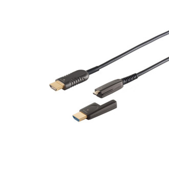HDMI optical installation cable set, 4K, 7,5m