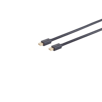 Mini DisplayPort 1.2 connecting cable, 4K, 1m