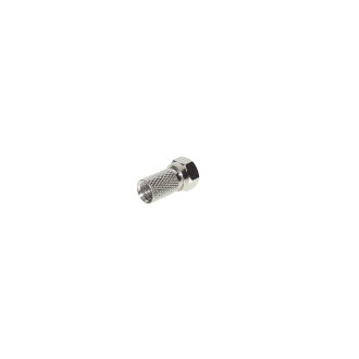 F-plug 7,2, with big nut, 10pcs. SET